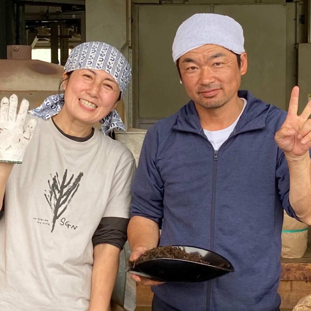 夫婦でお茶を焙じたて【お茶農家やぎや】京都府木津川市加茂町　瓶原（みかのはら）